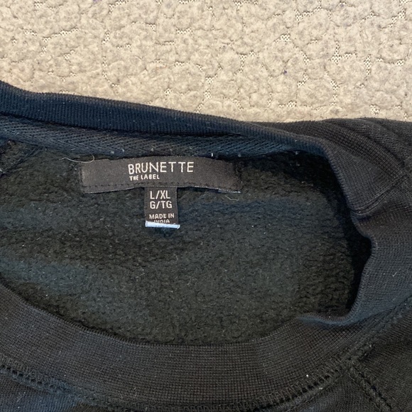 Brunette sweatshirt in Black from brunette the label - Picture 2 of 3